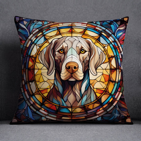 Weimaraner Suncatcher Design Cushion